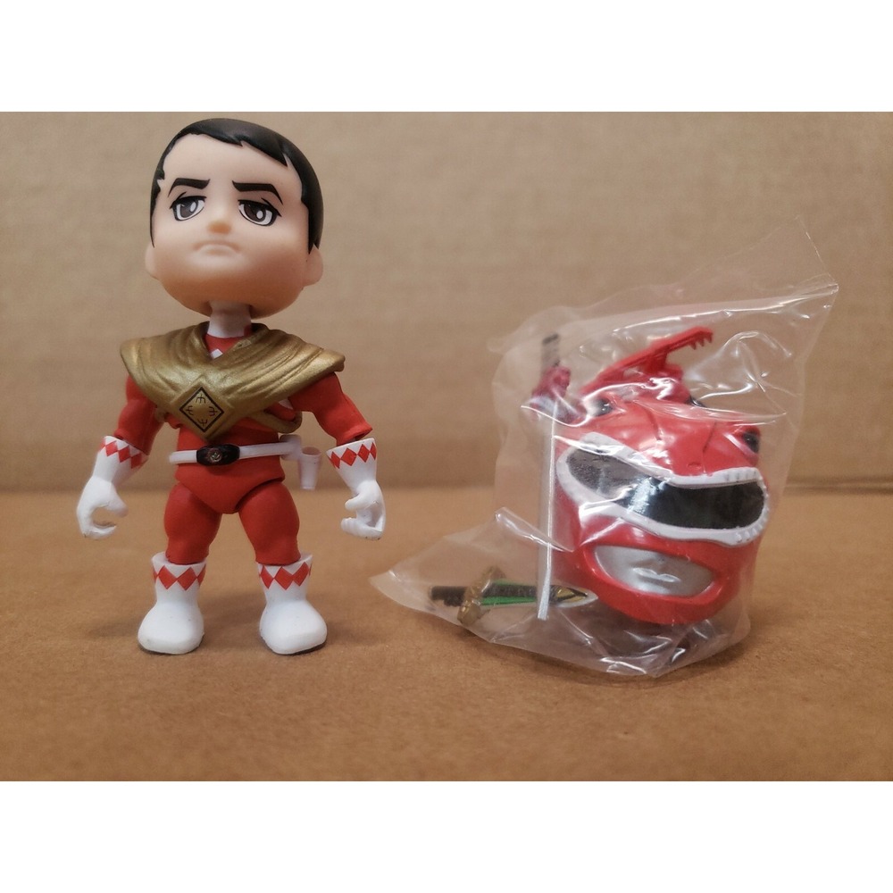 Loyal Subjects Power Rangers Red Ranger w/ Dragon Shield Chase 1/96 RARE Variant - Picture 4 of 5